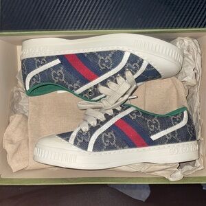 blue gucci shoes